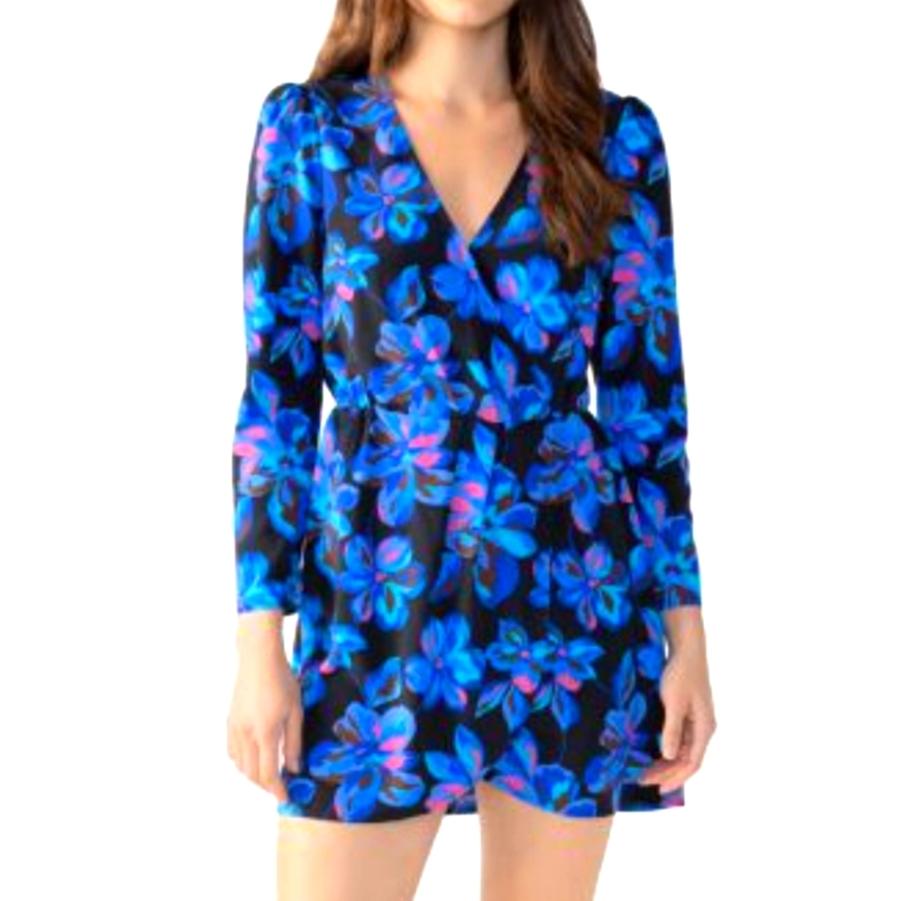 Sanctuary wrap floral dress Nwt